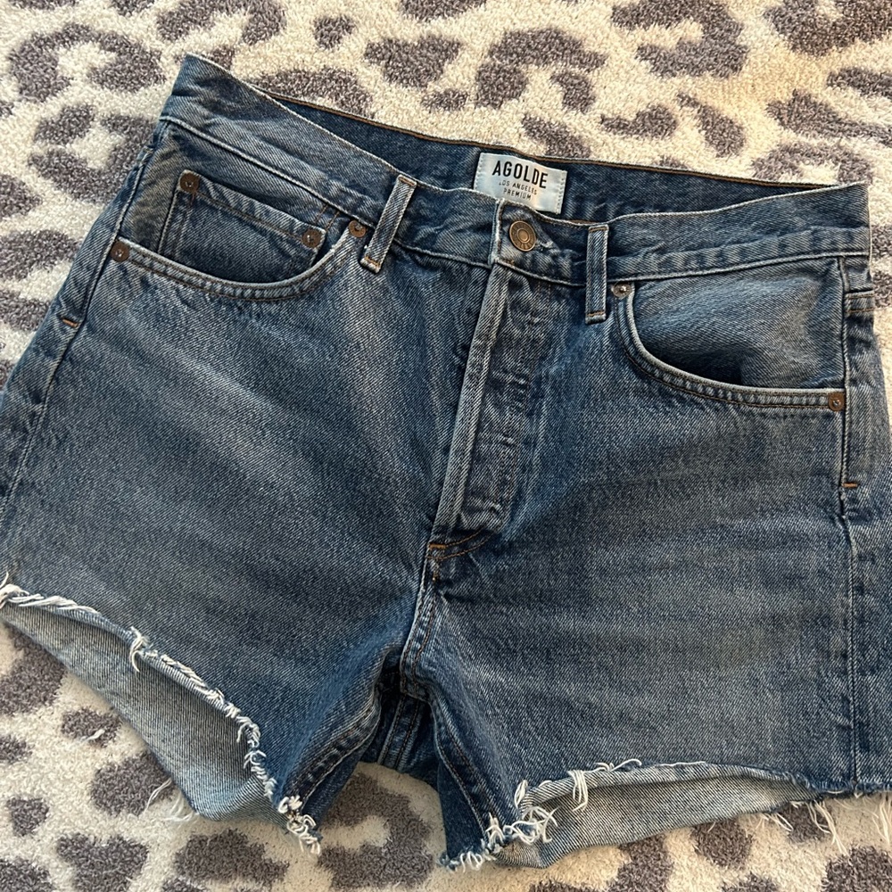 agolde boyfriend shorts